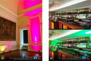 indoor event lighting edinburgh by 21CC Events Ltd