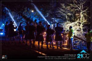 lighting event by 21CC Events Ltd