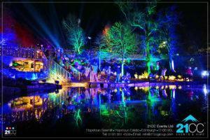 amazing lighting by 21CC Events Ltd