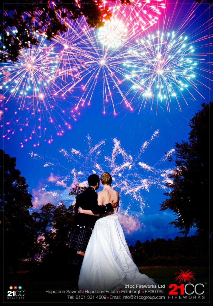 Wedding Fireworks In Scotland by 21CC Fireworks
