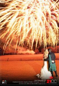 Wedding Fireworks Scotland by 21CC Fireworks Ltd