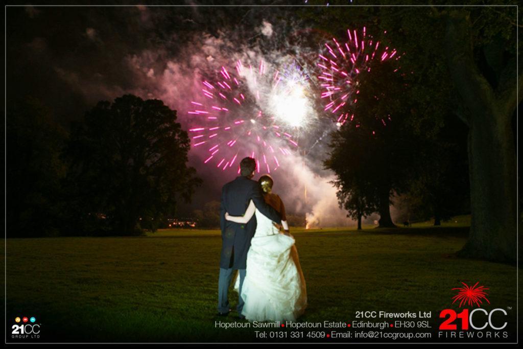 Wedding Fireworks In Scotland by 21CC Fireworks Ltd