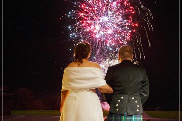 wedding fireworks scotland by 21cc fireworks