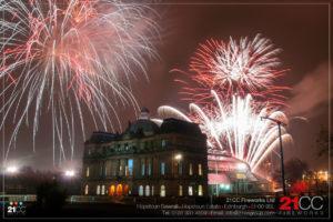 guy fawkes fireworks scotland by 21CC Fireworks Ltd
