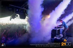 CO2 FX for hire scotland by 21CC Pyrotechnics