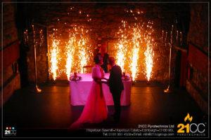 indoor fireworks for weddings by 21CC Pyrotechnics Ltd