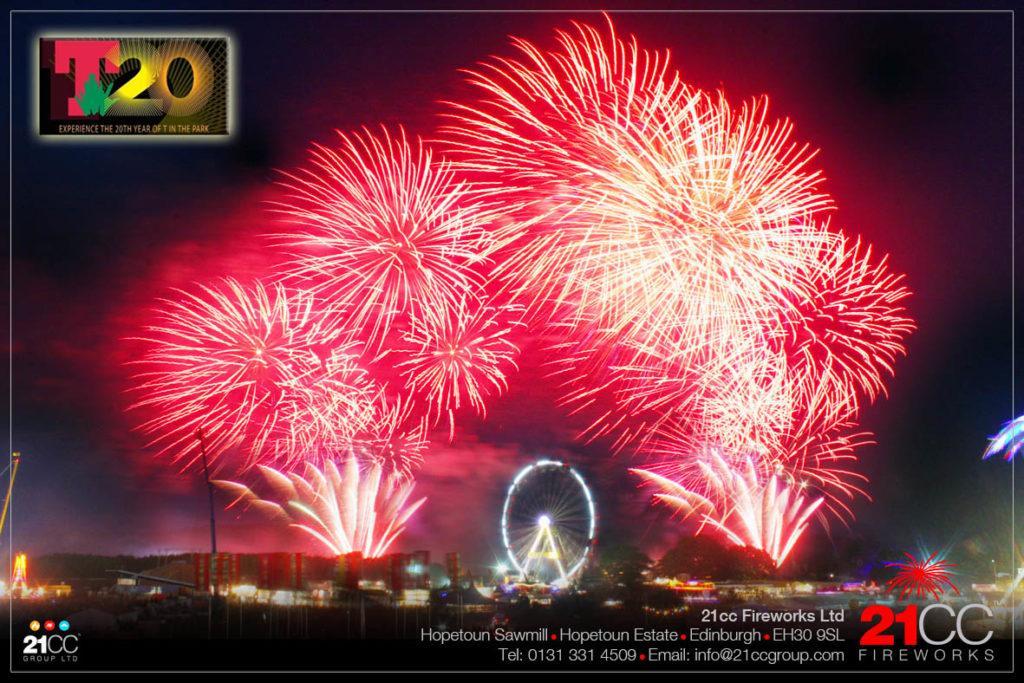 Sky writing fireworks by 21CC Fireworks Ltd
