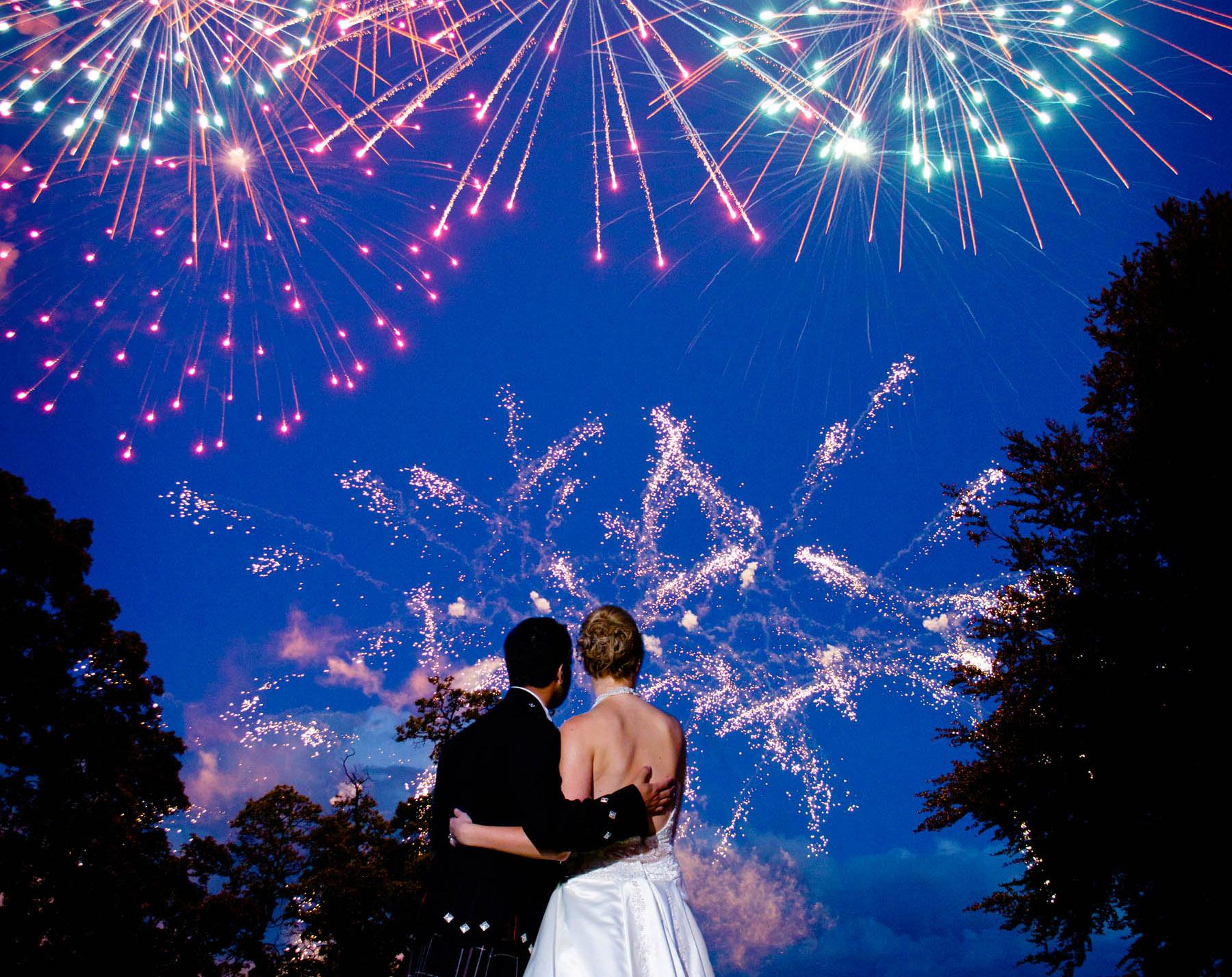 wedding fireworks by 21CC fireworks