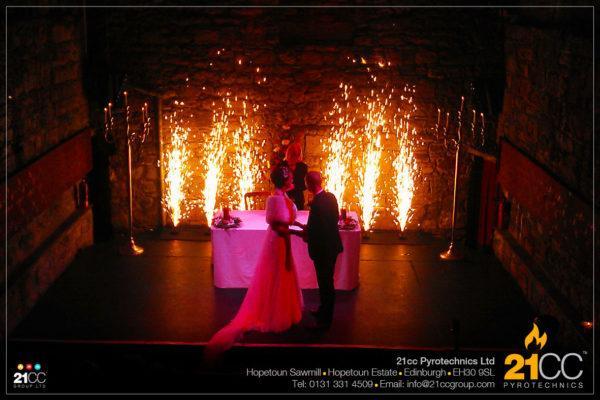 21cc Pyrotechnics for Wedding Day