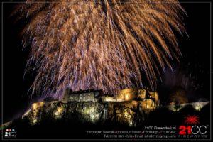 fireworks at stirling castle by 21cc fireworks