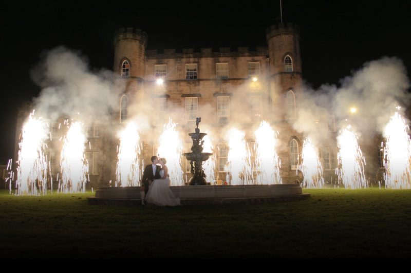 Pyrotechnics and special effects for weddings