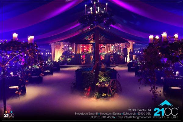 harry potter themed dinner by 21CC Events Ltd