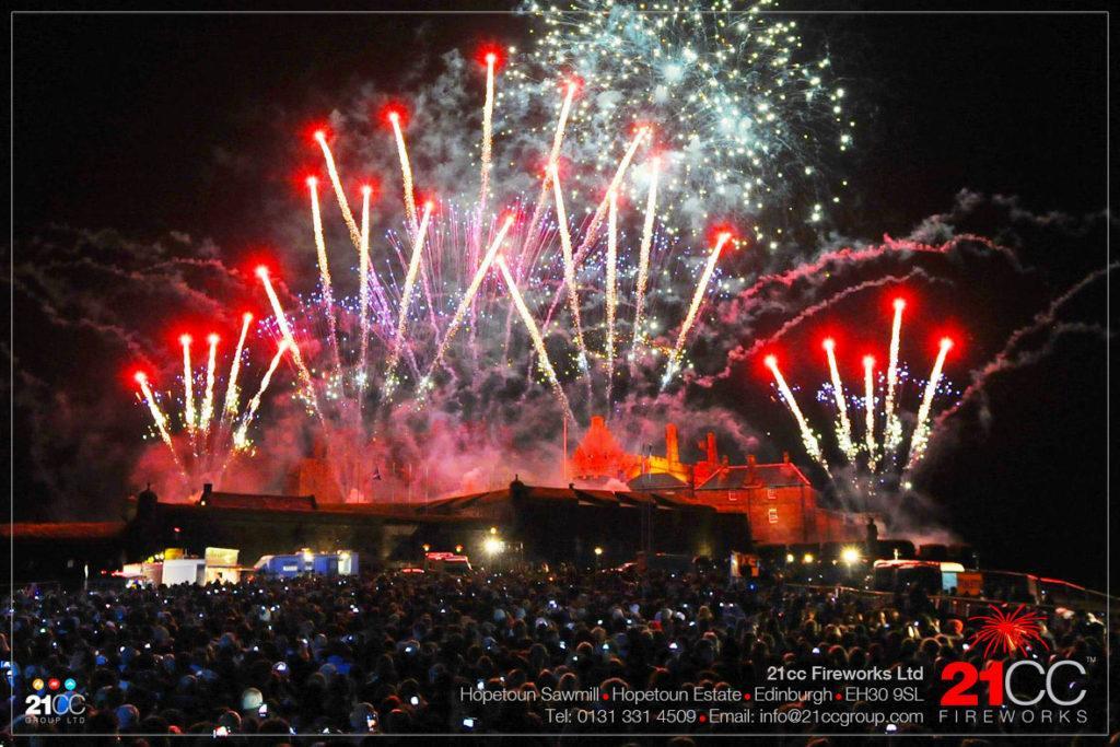 Homecoming Scotland Fireworks Display by 21CC Fireworks Ltd