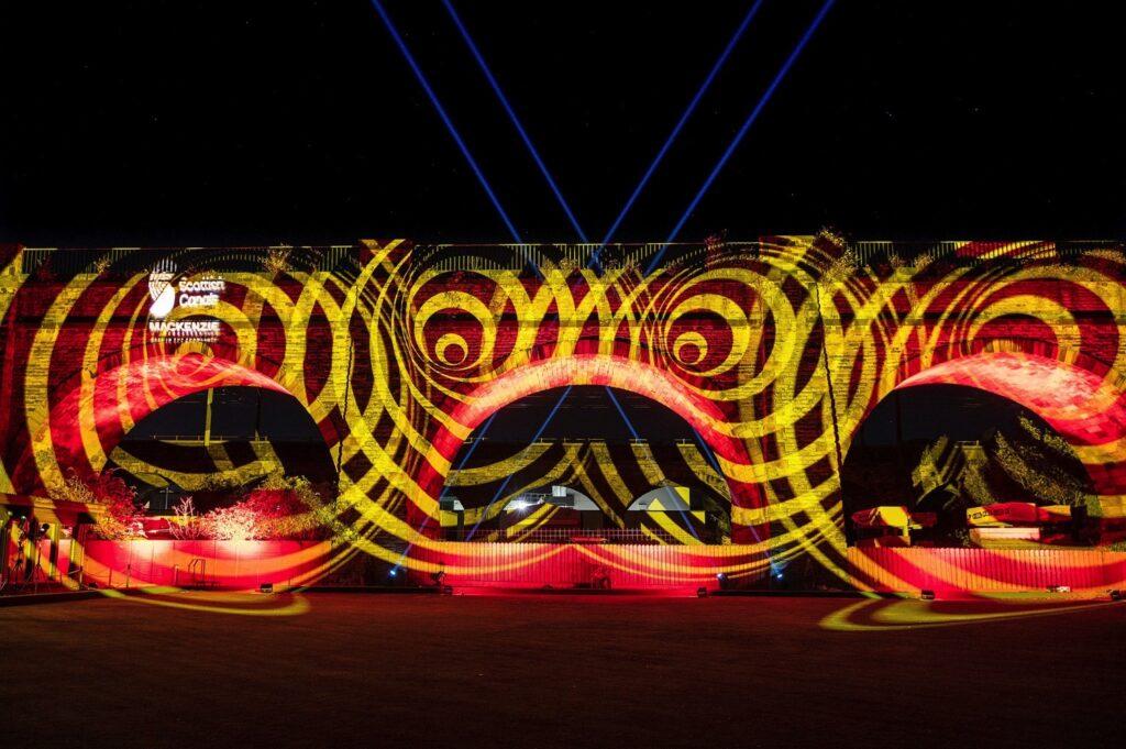 21CC Productions produced and delivered nationwide landmark illuminations for Scottish Canal’s celebratory programme of events highlighting the 200-year anniversaries of the Union and Caledonian Canals