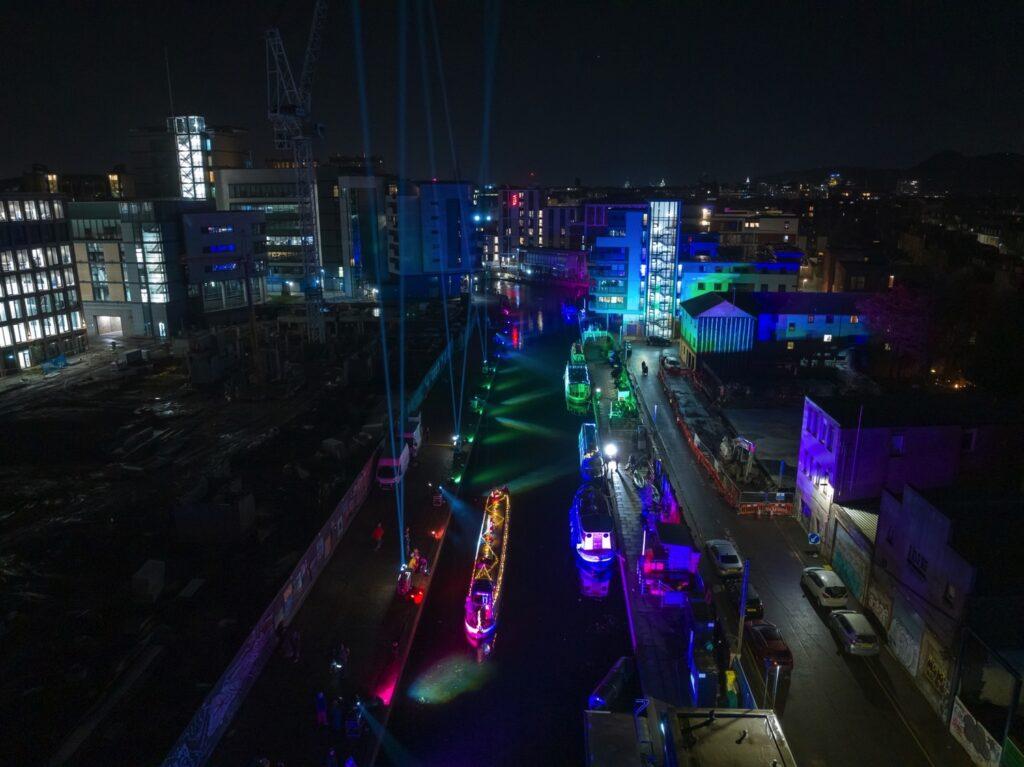 21CC Productions produced and delivered nationwide landmark illuminations for Scottish Canal’s celebratory programme of events highlighting the 200-year anniversaries of the Union and Caledonian Canals